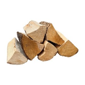 Stack of kiln dried mixed hardwood logs – Ready to Burn certified firewood.