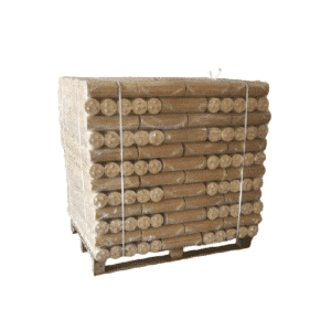 Full pallet of Nestro heat logs made from pure sawdust – 960 kg